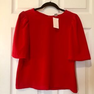 H&M red top